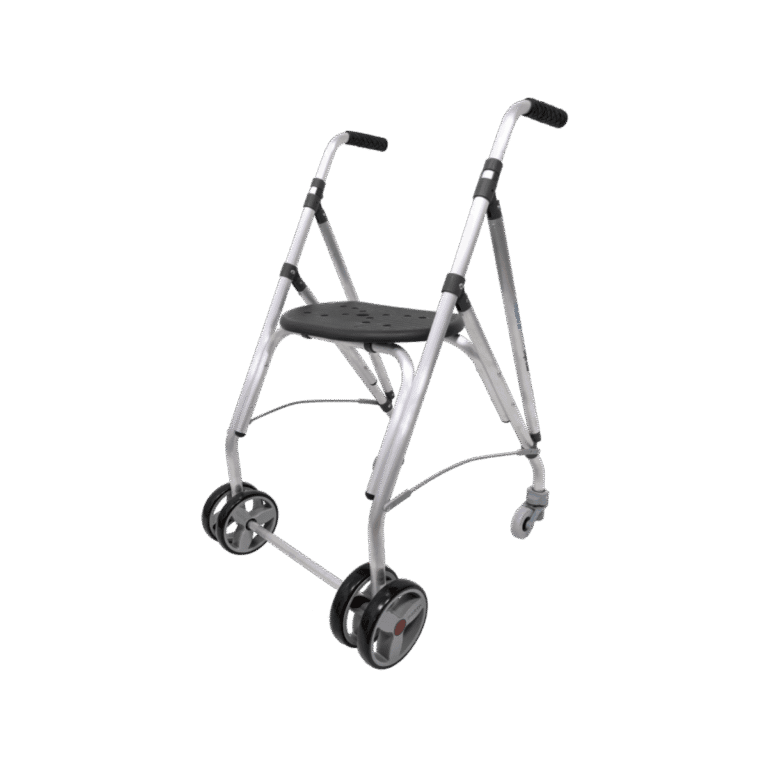 Andador ARA-Plus Forta ligero con asiento y frenos por presión