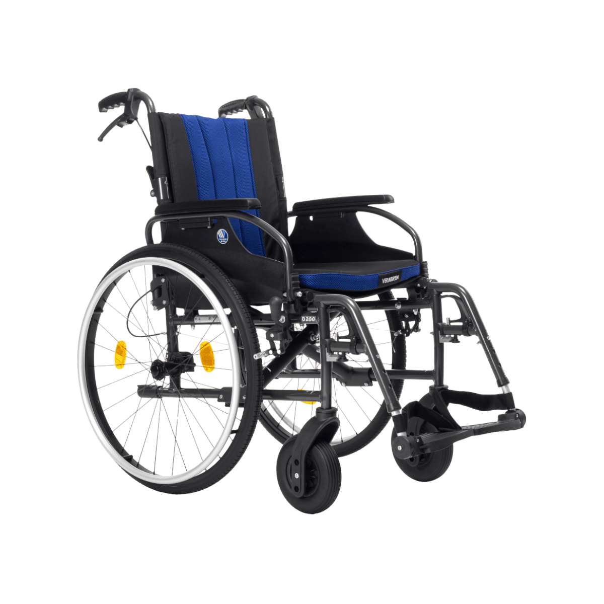 Silla de ruedas D200 Split Vermeiren Silla de ruedas D200 Split Vermeiren con ruedas grandes