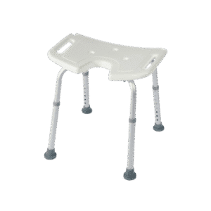 Taburete de ducha Bora 812267B con asiento en U