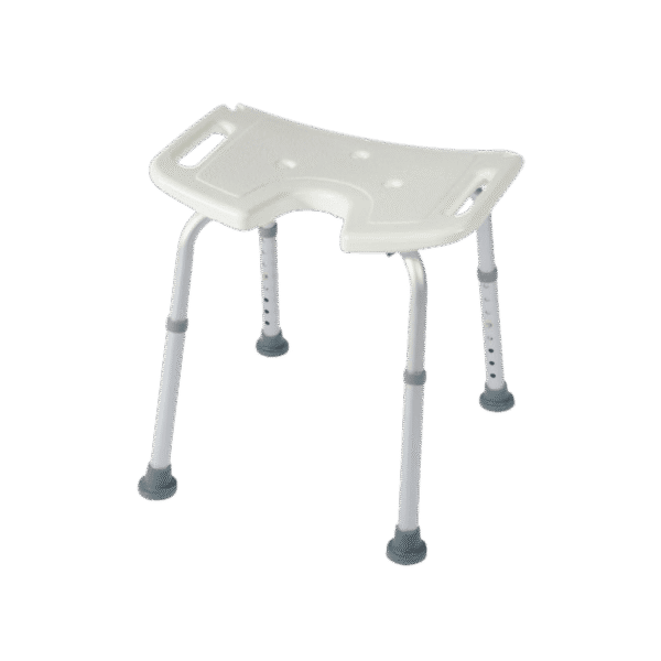 Taburete de ducha Bora 812267B con asiento en U