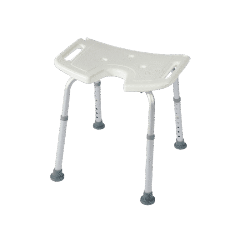 Taburete de ducha Bora 812267B con asiento en U