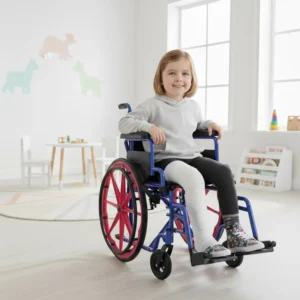 Silla de ruedas infantil plegable y autopropulsable - Imagen 3