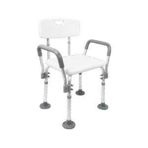 Silla de ducha con brazos P30029 regulable en altura