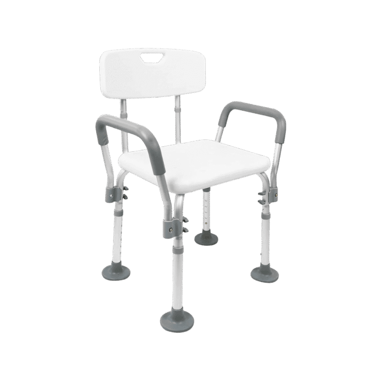 Silla de ducha con brazos P30029 regulable en altura