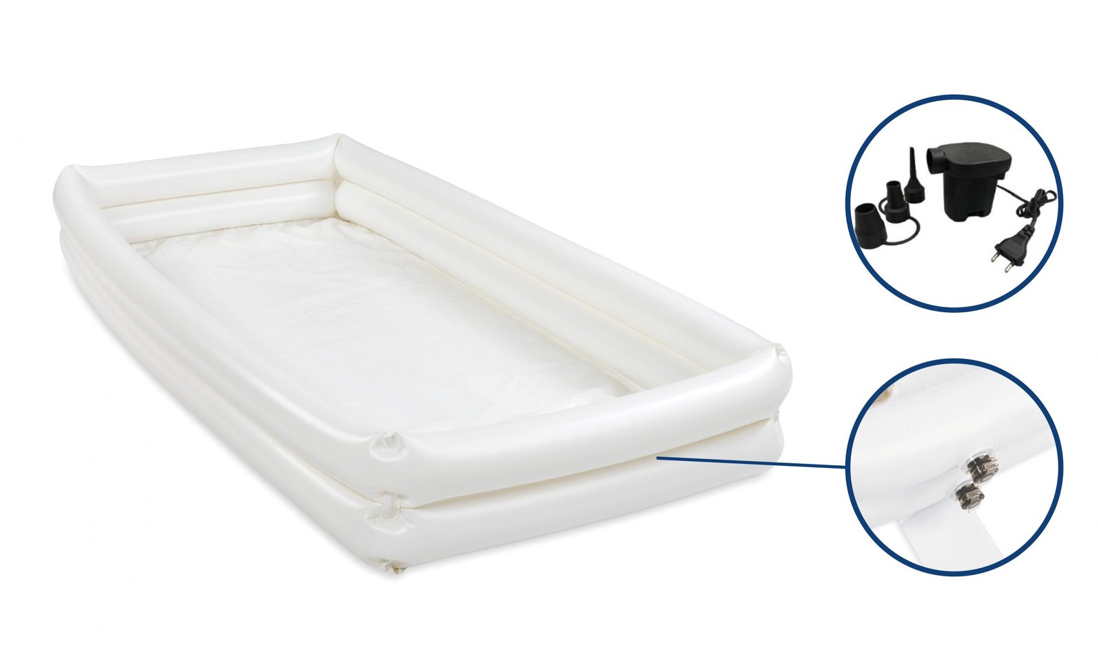 Bañera hinchable para cama - Imagen 2