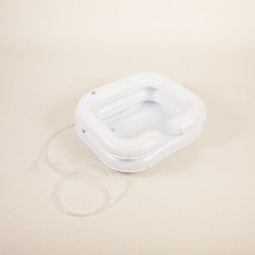 Lavacabezas hinchable para cama - Imagen 2