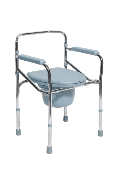 Silla con inodoro y asiento para aseo