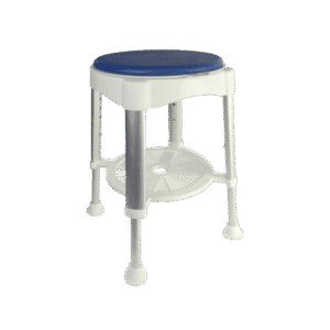 Taburete de ducha giratorio Santorini 812191 regulable en altura